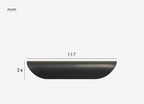 Solid Brass Ergonomic Curved Shell Cabinet Pull (2.52 in Center-to-Center)