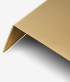 Solid Brass Hand-Finished Wall Shelf (Custom Size)