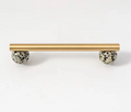 Solid Brass & Natural Marble Cabinet Handles & Knobs