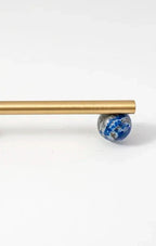Solid Brass & Natural Marble Cabinet Handles & Knobs