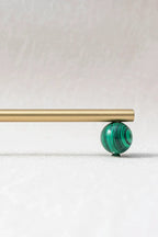 Solid Brass & Natural Marble Cabinet Handles & Knobs