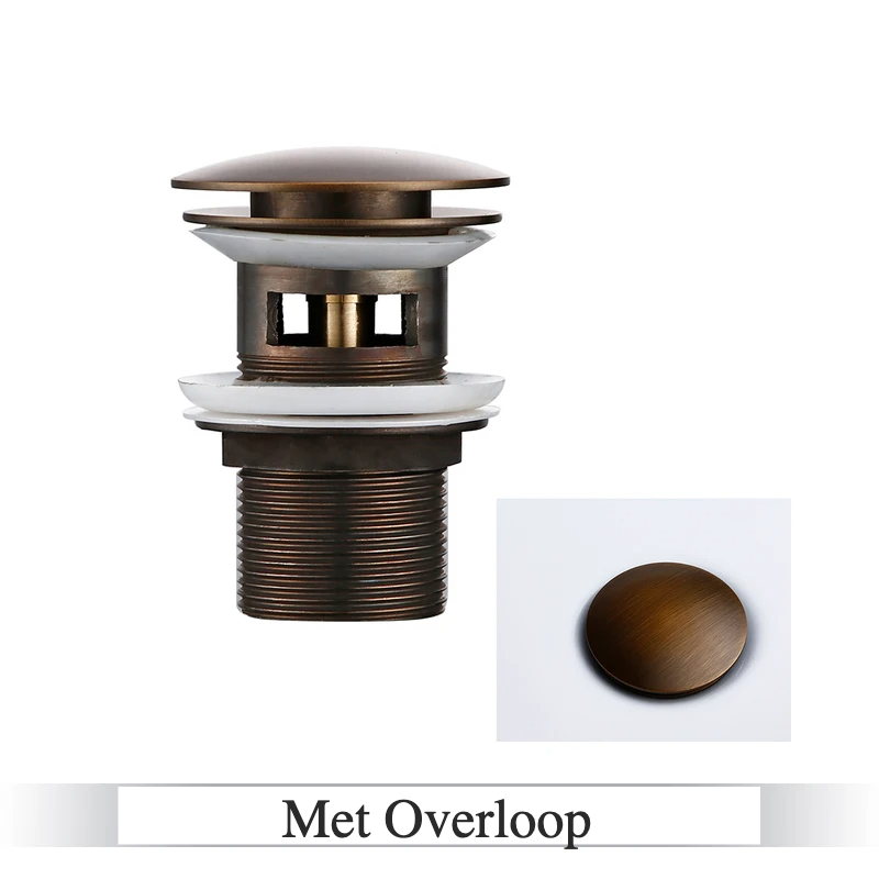 Solid Brass One-Touch Pop-Up Drain Stopper