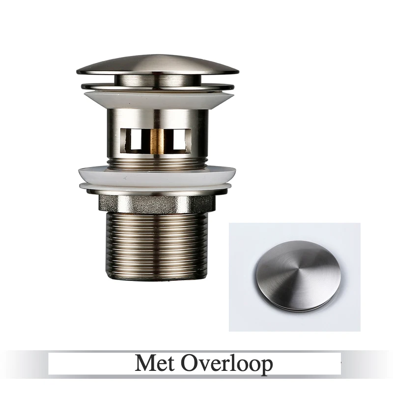 Solid Brass One-Touch Pop-Up Drain Stopper