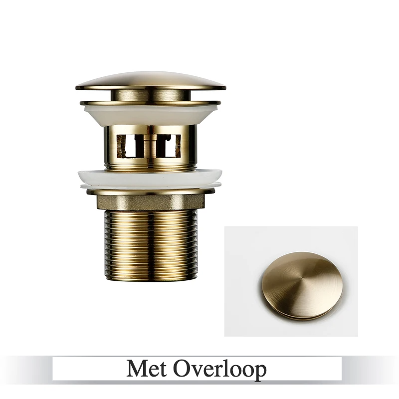 Solid Brass One-Touch Pop-Up Drain Stopper