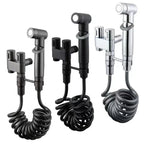 Solid Brass Precision Vertical Handheld Bidet Sprayer (Wall-Mount)
