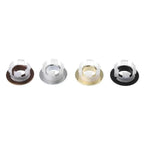 Solid Brass Press-Fit Overflow Cover Ring (Fits 0.87–0.98 Inches)