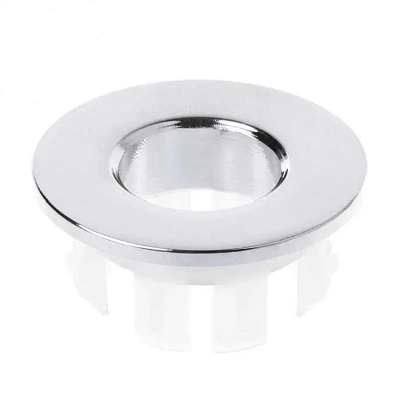 Solid Brass Press-Fit Overflow Cover Ring (Fits 0.87–0.98 Inches)