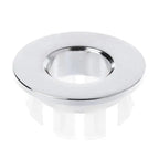 Solid Brass Press-Fit Overflow Cover Ring (Fits 0.87–0.98 Inches)