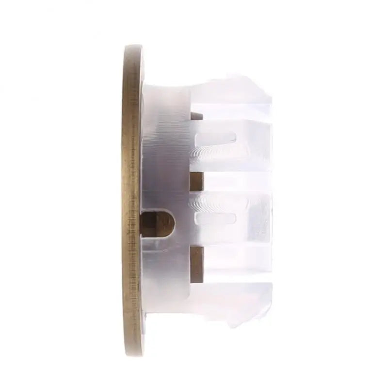 Solid Brass Press-Fit Overflow Cover Ring (Fits 0.87–0.98 Inches)