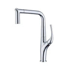 Solid Brass Pull-Out 360° Swivel Kitchen Faucet