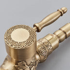Solid Brass Pull-Out & 360° Swivel Kitchen Faucet (Oil-Rubbed Bronze)