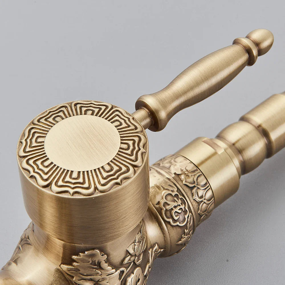 Solid Brass Pull-Out & 360° Swivel Kitchen Faucet (Oil-Rubbed Bronze)