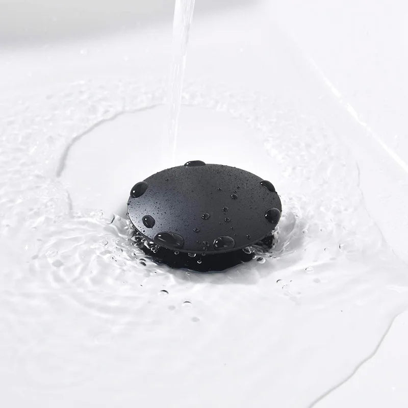 Solid Brass Push-Down Pop-Up Sink Drain (2.6-Inch)