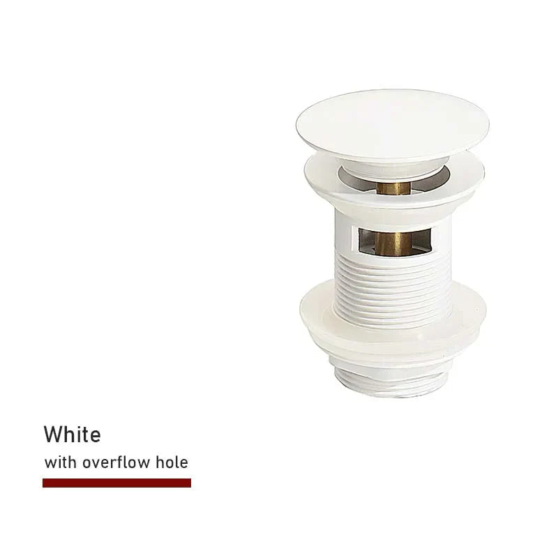 Solid Brass Push-Down Pop-Up Sink Drain (2.6-Inch)