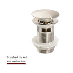 Solid Brass Push-Down Pop-Up Sink Drain (2.6-Inch)