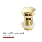 Solid Brass Push-Down Pop-Up Sink Drain (2.6-Inch)