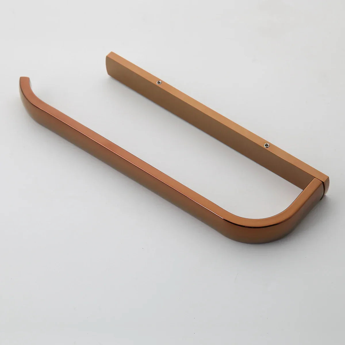 Solid Brass Rose Gold Wall-Mounted Bathroom Hardware Set (5-Piece)