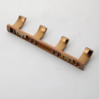 Solid Brass Rose Gold Wall-Mounted Bathroom Hardware Set (5-Piece)