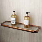 Solid Brass Rose Gold Wall-Mounted Bathroom Hardware Set (5-Piece)