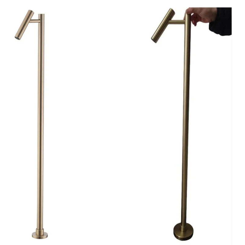 Solid Brass Single-Handle Floor-Mounted Faucet