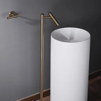 Solid Brass Single-Handle Floor-Mounted Faucet