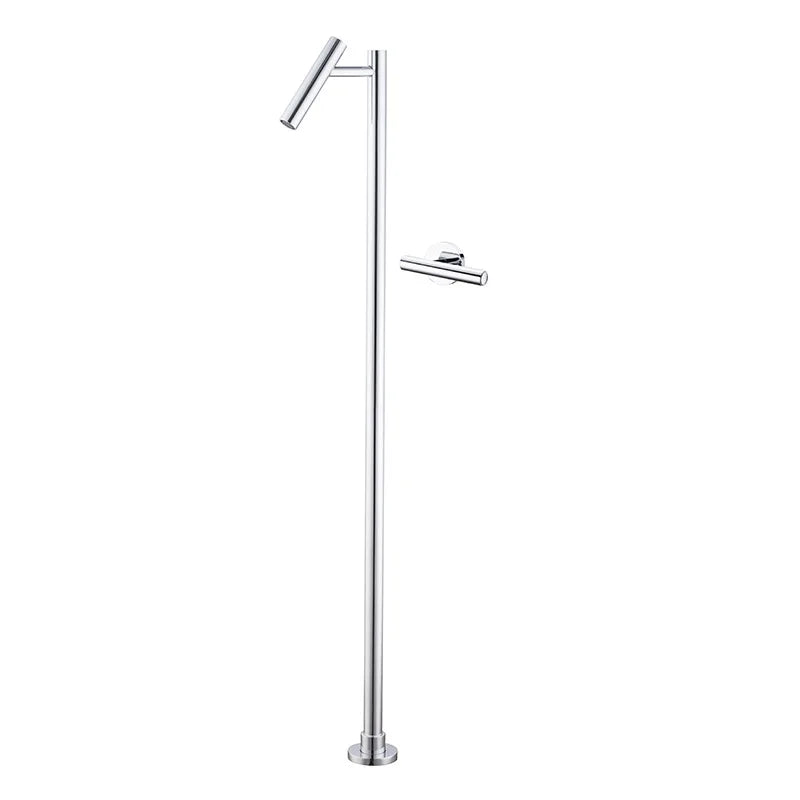 Solid Brass Single-Handle Floor-Mounted Faucet