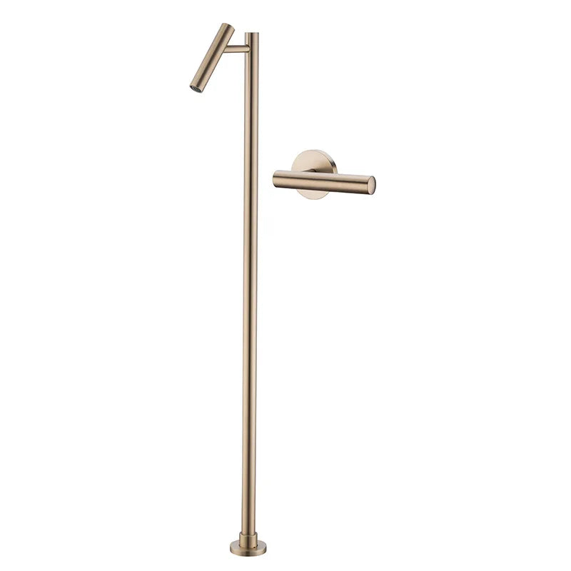 Solid Brass Single-Handle Floor-Mounted Faucet