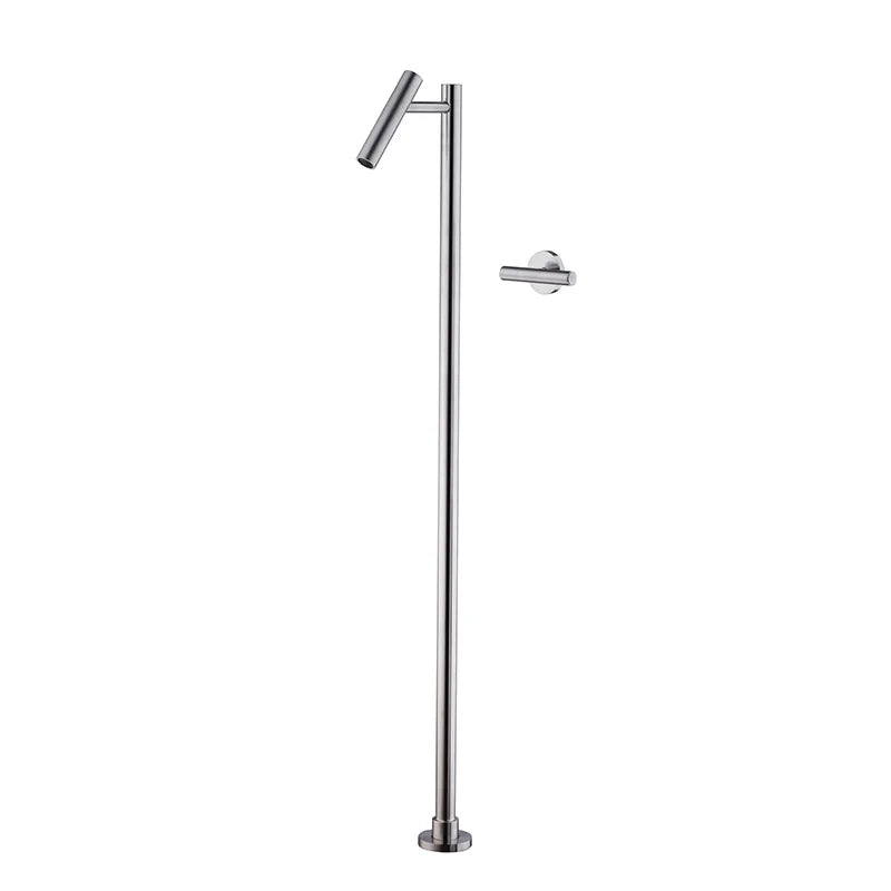 Solid Brass Single-Handle Floor-Mounted Faucet