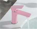 Solid Brass Single-Lever Bathroom Faucet (Deck-Mount)