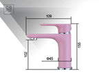 Solid Brass Single-Lever Bathroom Faucet (Deck-Mount)