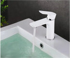Solid Brass Single-Lever Bathroom Faucet (Deck-Mount)
