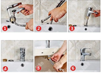Solid Brass Single-Lever Bathroom Faucet (Deck-Mount)
