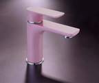 Solid Brass Single-Lever Bathroom Faucet (Deck-Mount)