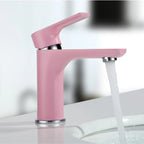 Solid Brass Single-Lever Bathroom Faucet (Deck-Mount)