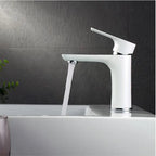 Solid Brass Single-Lever Bathroom Faucet (Deck-Mount)