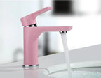 Solid Brass Single-Lever Bathroom Faucet (Deck-Mount)