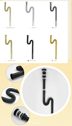 Solid Brass Telescopic Adjustable Anti-Odor Pop-Up Sink Drain