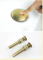 Solid Brass Telescopic Adjustable Anti-Odor Pop-Up Sink Drain