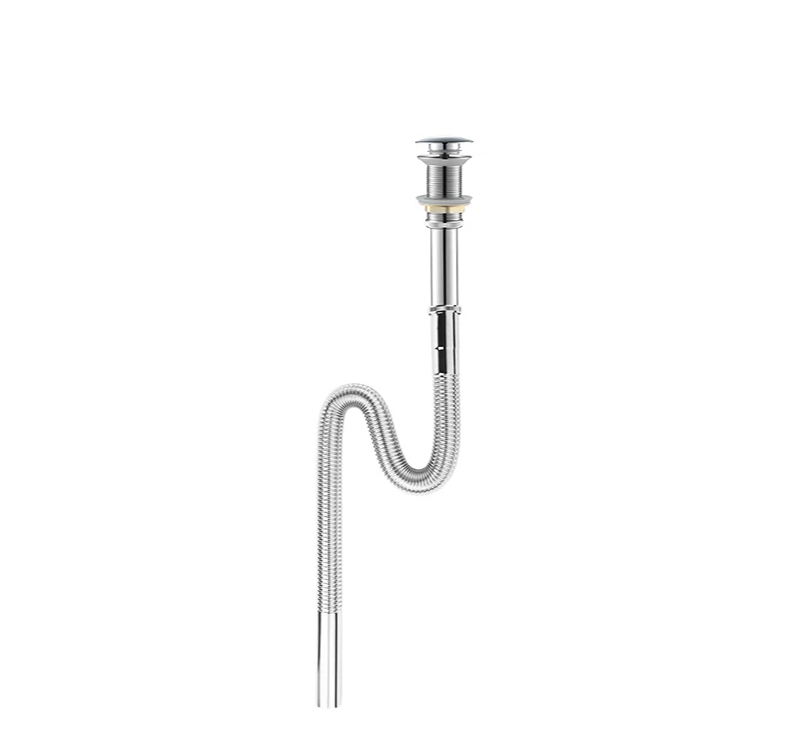 Solid Brass Telescopic Adjustable Anti-Odor Pop-Up Sink Drain