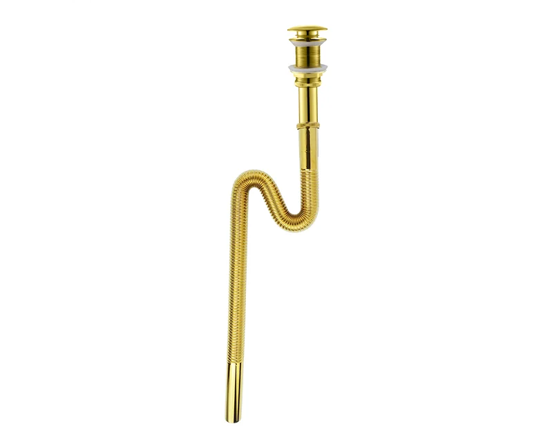 Solid Brass Telescopic Adjustable Anti-Odor Pop-Up Sink Drain