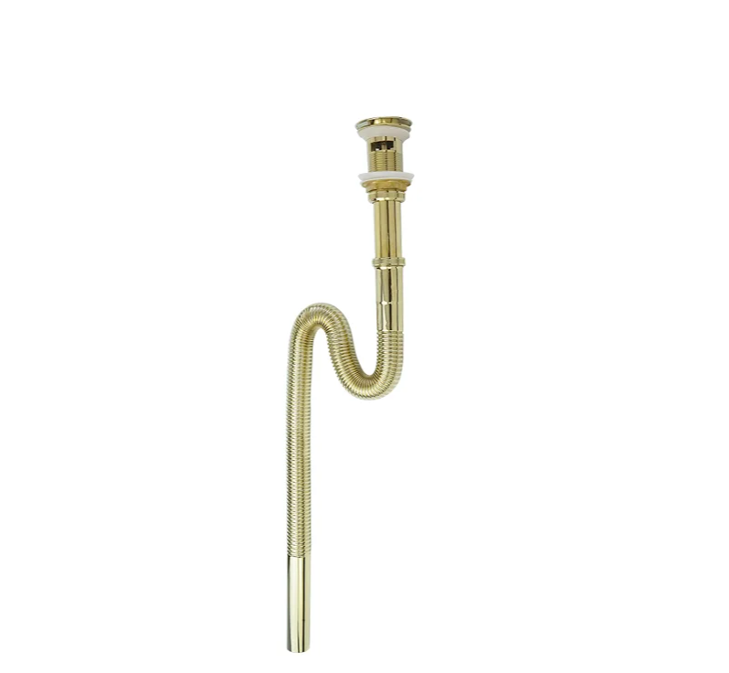 Solid Brass Telescopic Adjustable Anti-Odor Pop-Up Sink Drain
