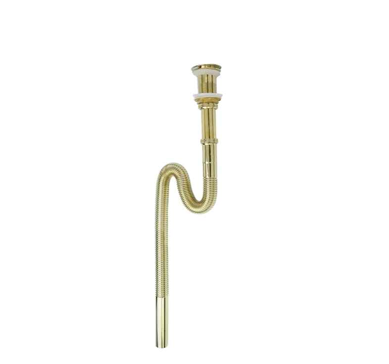 Solid Brass Telescopic Adjustable Anti-Odor Pop-Up Sink Drain