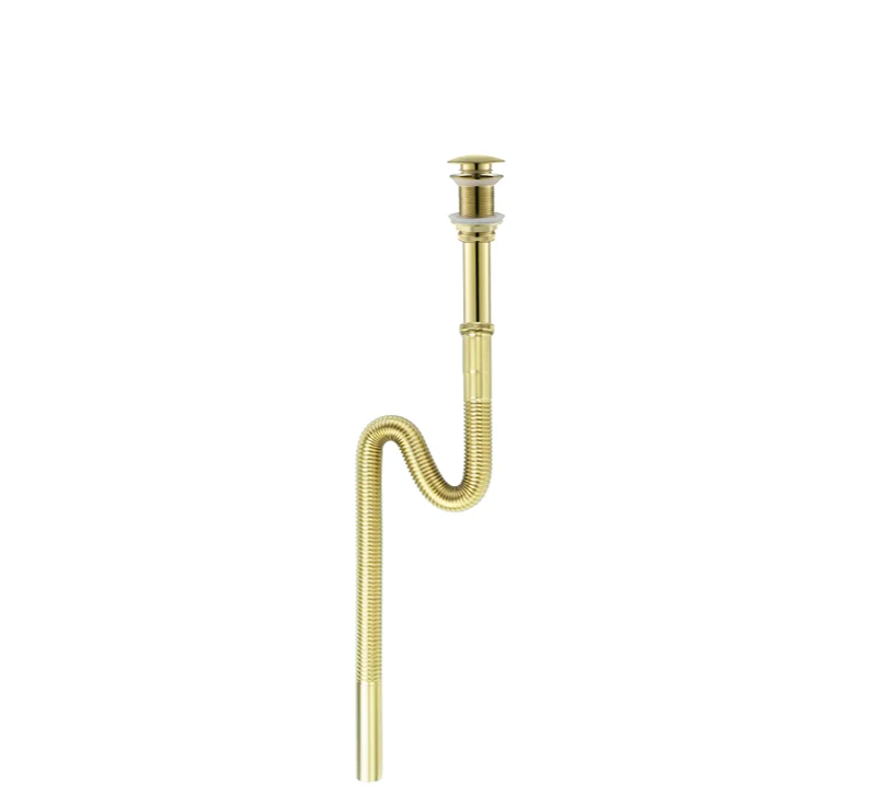 Solid Brass Telescopic Adjustable Anti-Odor Pop-Up Sink Drain