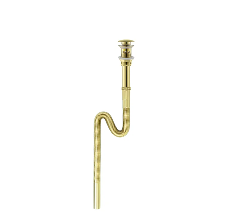 Solid Brass Telescopic Adjustable Anti-Odor Pop-Up Sink Drain