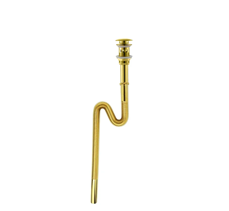 Solid Brass Telescopic Adjustable Anti-Odor Pop-Up Sink Drain