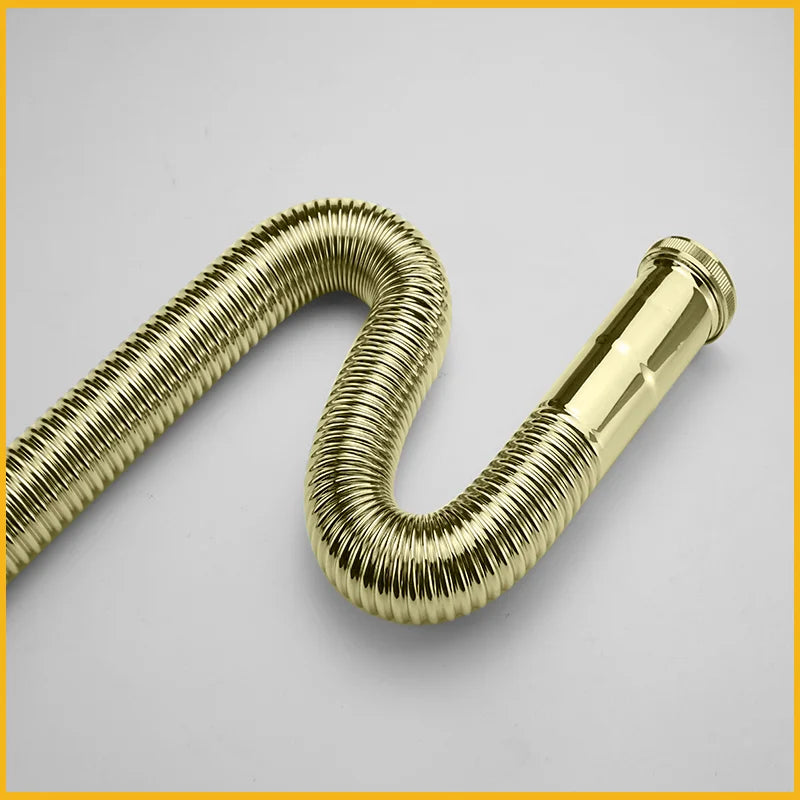 Solid Brass Telescopic Adjustable Anti-Odor Pop-Up Sink Drain