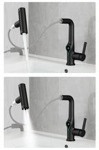 Solid Brass Water-Powered LED Waterfall Vanity Faucet