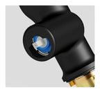 Solid Brass Water-Powered LED Waterfall Vanity Faucet