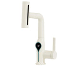 Solid Brass Water-Powered LED Waterfall Vanity Faucet