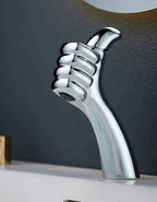 Solid Brass Waterfall Bathroom Faucet (Ceramic Disc Cartridge)